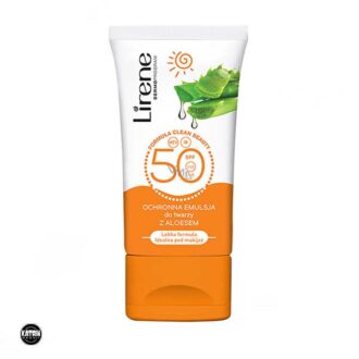 ضدآفتاب آلوئه ورا صورت لایرین Spf 50 حجم 50 میلی لیتر